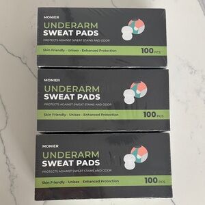 Monier Disposable Armpit Sweat Pads for Under Arms- Xtra Comfort Protection